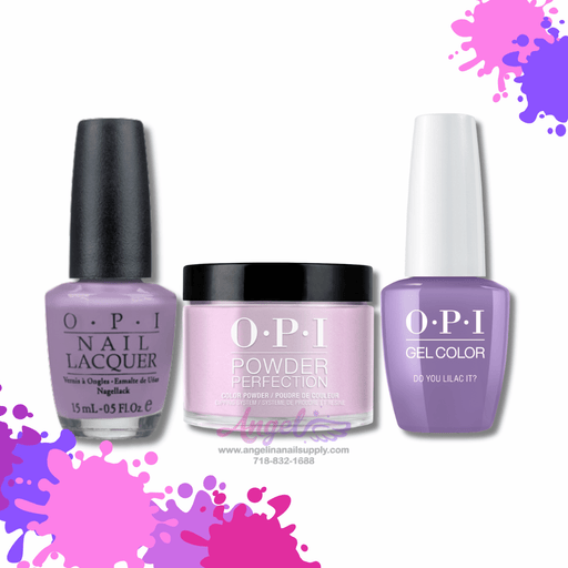 OPI 3in1 combo DP-GC-NL B29 DO YOU LILAC IT? - Angelina Nail Supply NYC