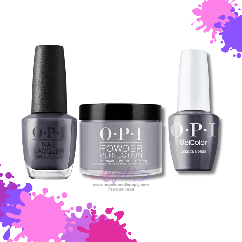 OPI 3in1 combo DP-GC-NL I59 LESS IS NORSE - Angelina Nail Supply NYC