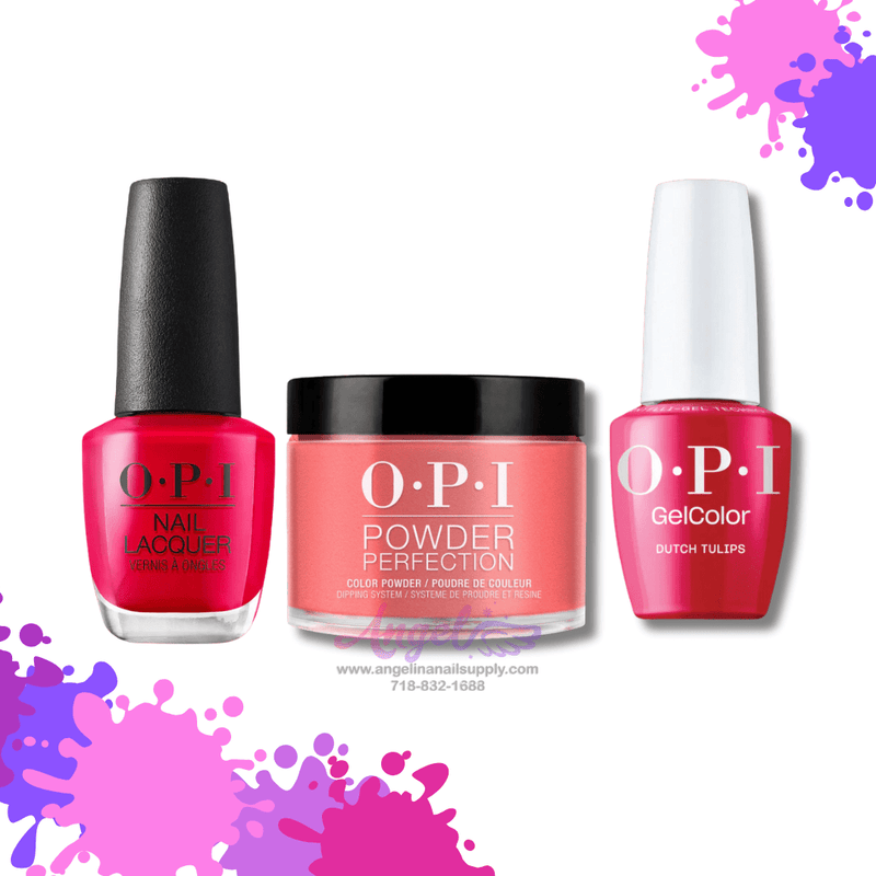 OPI 3in1 combo DP-GC-NL L60 DUTCH TULIPS - Angelina Nail Supply NYC