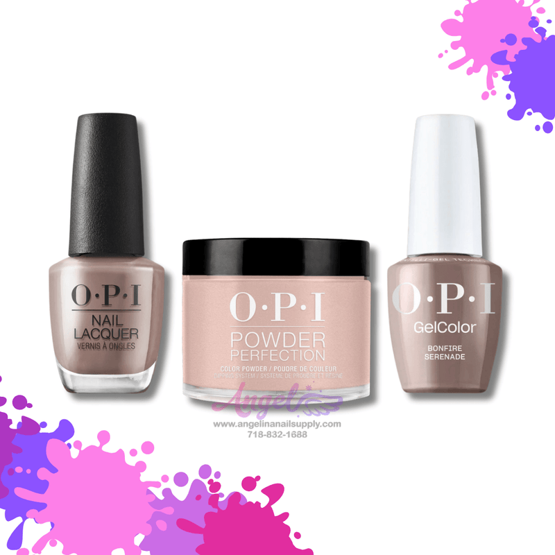 OPI 3in1 combo DP-GC-NL N81 Bonfire Serenade - Angelina Nail Supply NYC