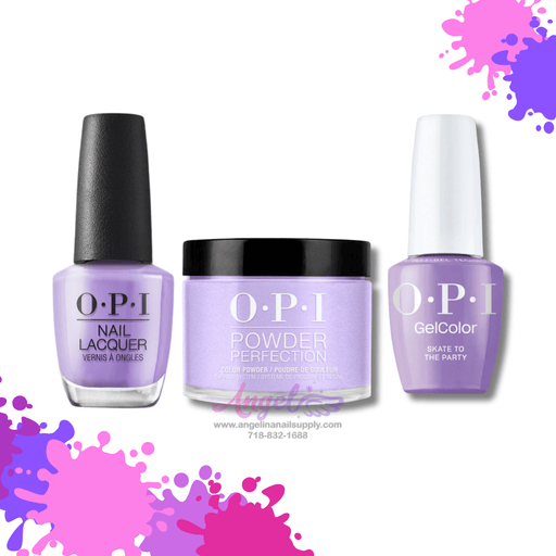 OPI 3in1 combo DP-GC-NL P007 SKATE TO THE PARTY - Angelina Nail Supply NYC