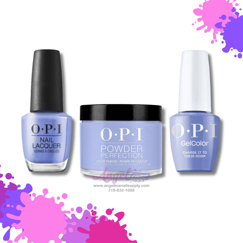 OPI 3in1 combo DP-GC-NL P009 Charge it to their Room - Angelina Nail Supply NYC