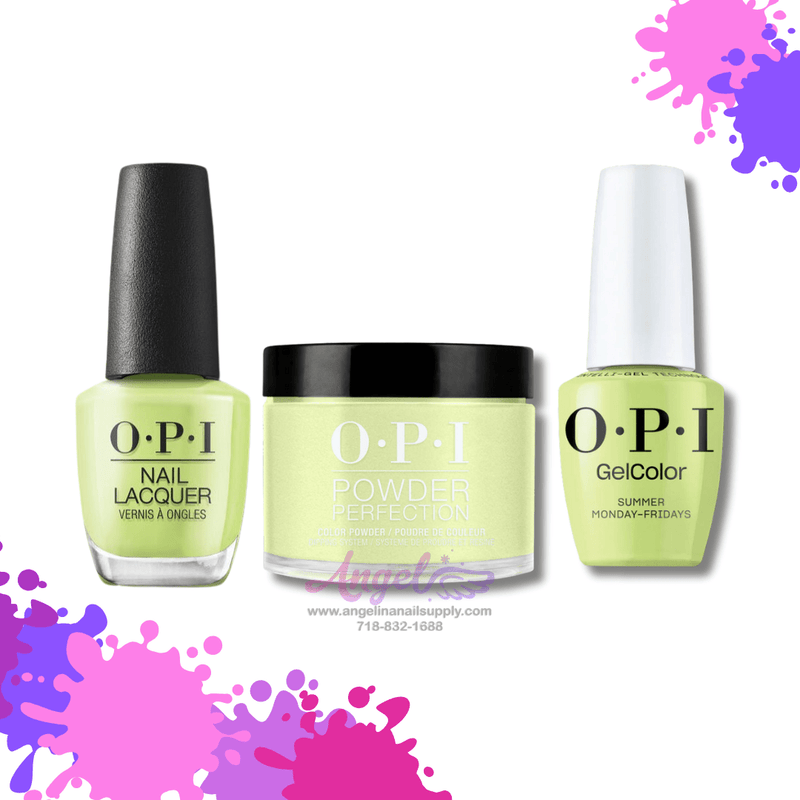 OPI 3in1 combo DP-GC-NL P012 SUMMER MONDAY-FRIDAYS - Angelina Nail Supply NYC