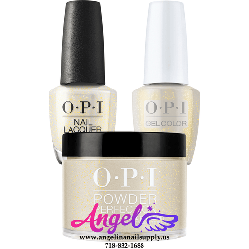 OPI 3in1 combo DP-GC-NL S021 GLITERALLY SHIMMER - Angelina Nail Supply NYC