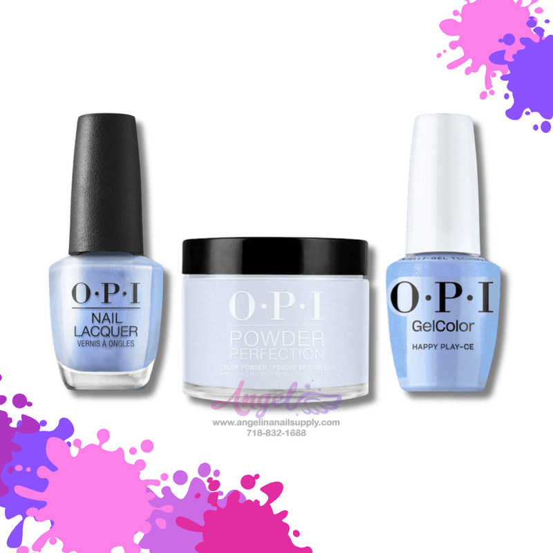 OPI 3in1 combo DP-GC-NL S043 Happy Play-ce - Angelina Nail Supply NYC