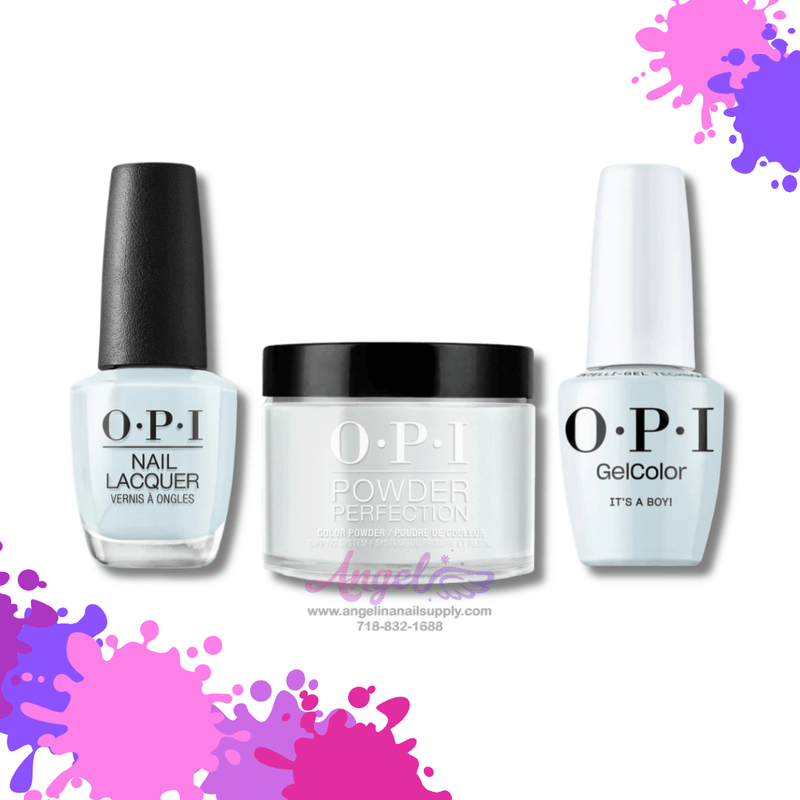OPI 3in1 combo DP-GC-NL T75 IT'S A BOY! - Angelina Nail Supply NYC