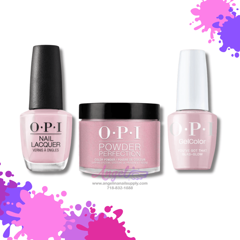 OPI 3in1 combo DP-GC-NL U17 (U22G) YOU'VE GOT THAT GLAS-GLOW - Angelina Nail Supply NYC