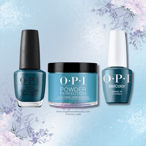 OPI 3in1 combo DP-GCT-NL MI04 DRAMA AT LA SCALA - Angelina Nail Supply NYC