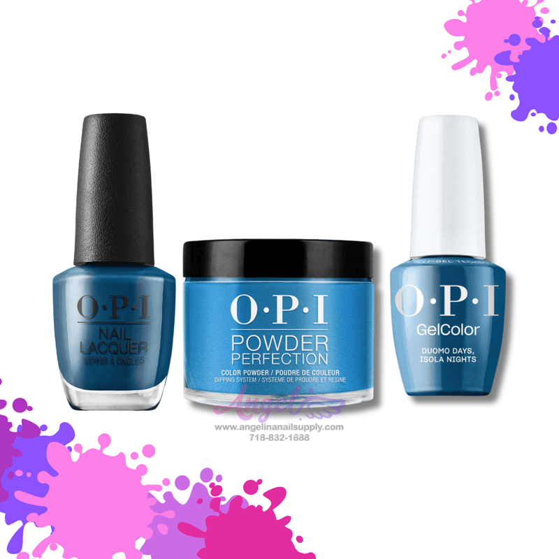 OPI 3in1 combo DP-GCT-NL MI06 DUOMO DAYS ISOLA NIGHTS - Angelina Nail Supply NYC