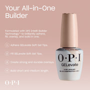 OPI 4-in-1 Builder Gel BIB005 Cool Pink / 4get Me Not - Angelina Nail Supply NYC