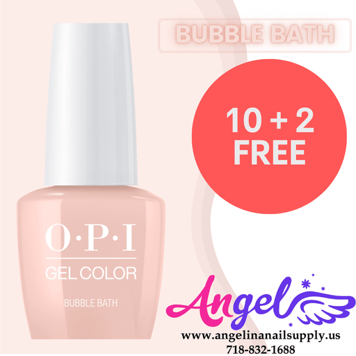 OPI Gel Color GC S86 BUBBLE BATH (Combo 10+2) - Angelina Nail Supply NYC
