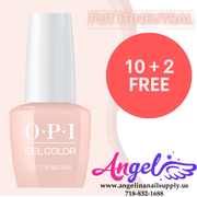 OPI Gel Color GC T65 PUT IT IN NEUTRAL (Combo 10+2) - Angelina Nail Supply NYC