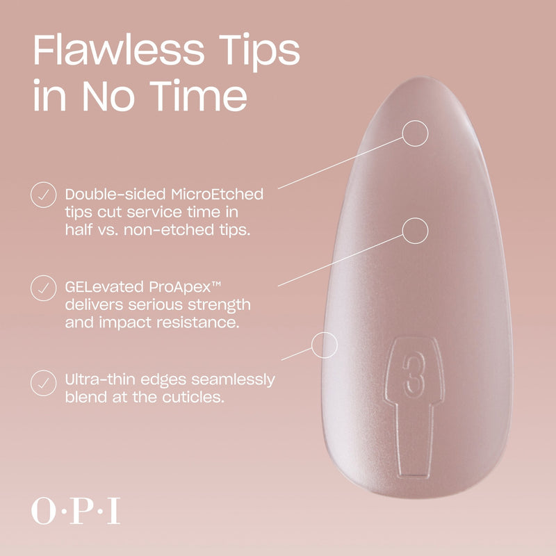 OPI Soft Gel Pre-Shaped Tip Extensions / Almond - Angelina Nail Supply NYC