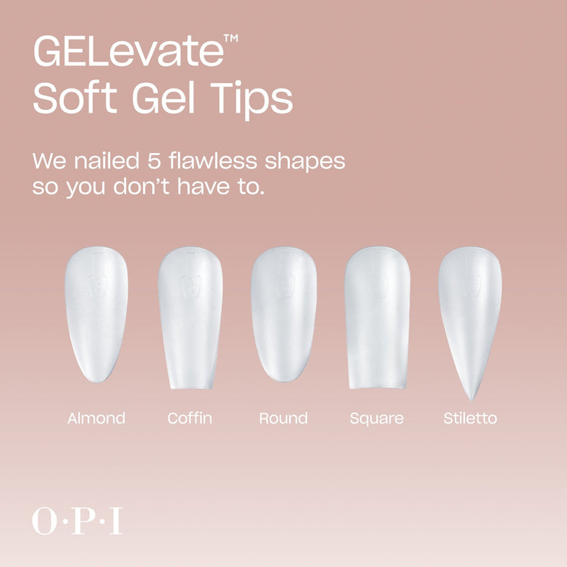 OPI Soft Gel Pre-Shaped Tip Extensions / Almond - Angelina Nail Supply NYC
