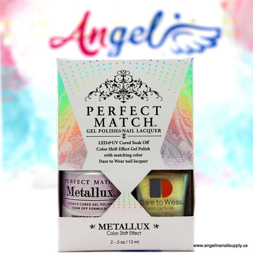 Perfect Match Gel Dou Metallux MLMS 07 UNICORN TEARS - Angelina Nail Supply NYC