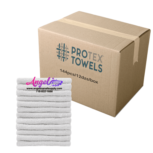 ProTex ProLific™ 12" X 12" - White (Box of 144) - Angelina Nail Supply NYC