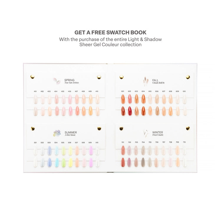 Aprés Gel Sheer Couleur Light and Shadow 40 Color Collection