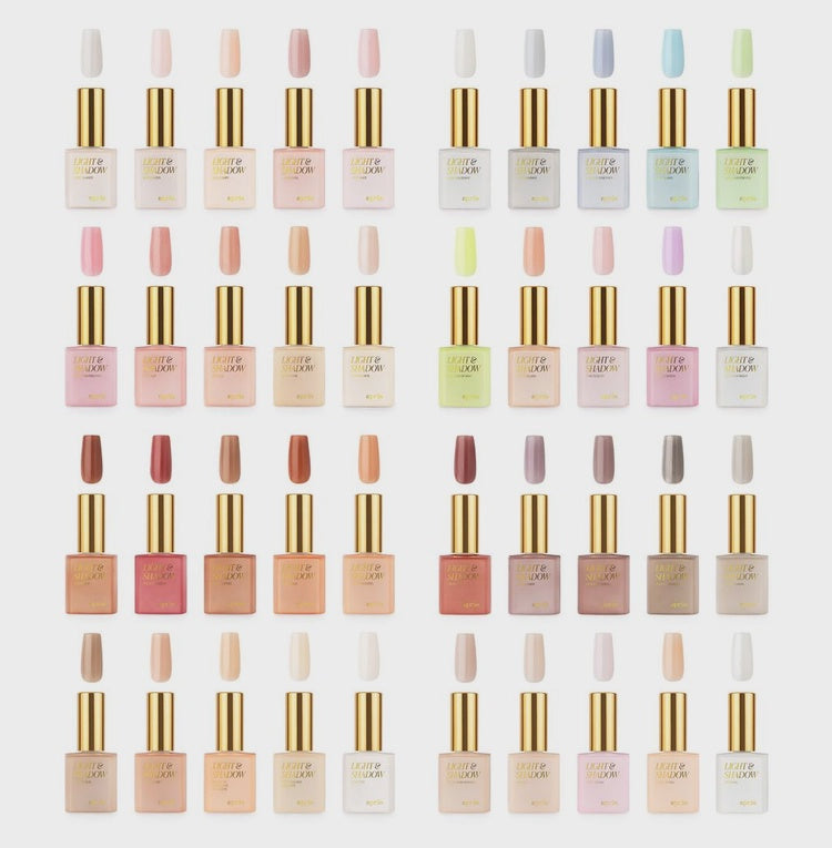 Aprés Gel Sheer Couleur Light and Shadow 40 Color Collection