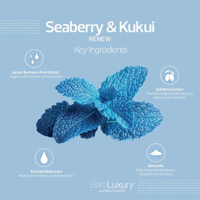 Spa Bare Luxury 4 trong 1 | Hộp 48 miếng | Seaberry &amp; Kukui