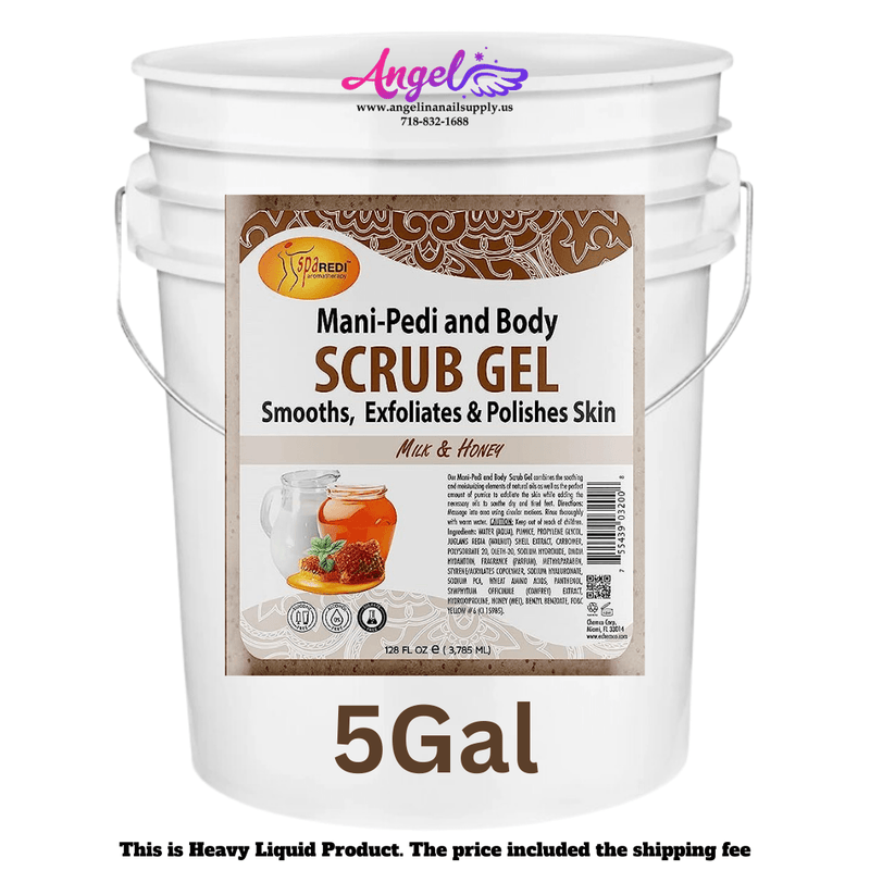 Spa Redi Pedi Scrub Gel (1 Gal & 5 Gal) - Angelina Nail Supply NYC