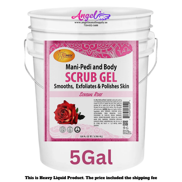 Spa Redi Pedi Scrub Gel (1 Gal & 5 Gal) - Angelina Nail Supply NYC