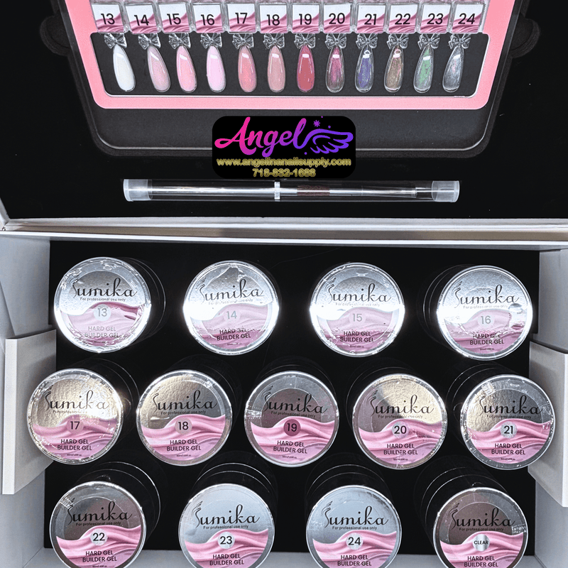 Sumika Builder Gel in Jar HEMA & TPO Free | Set 02 - Angelina Nail Supply NYC