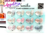 Sumika Starry Glimmer Cateye Set 12 Color 1 Base 1 Top 2 Magnets - Angelina Nail Supply NYC