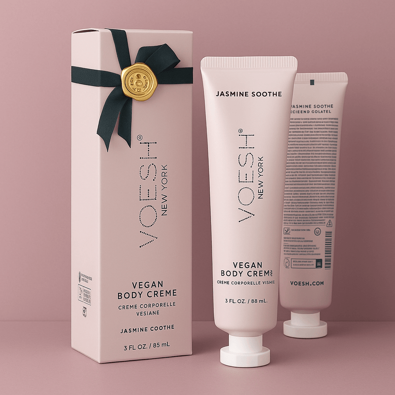 Voesh Jasmine Soothe Vegan Body & Hand Creme 3 Fl.Oz. - Angelina Nail Supply NYC