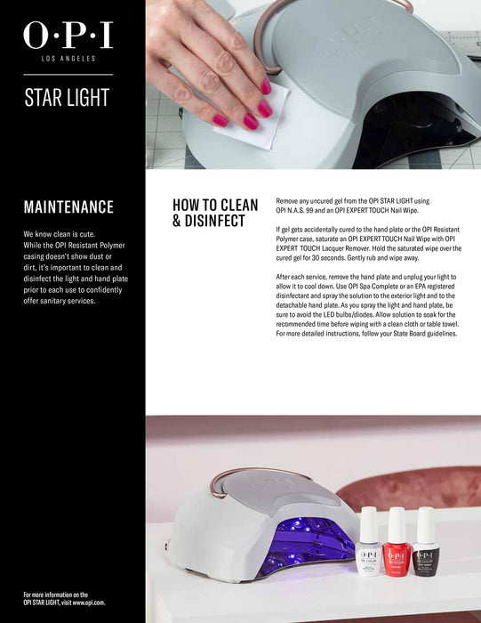 OPI Star Light Smart 3.0 LED Machine Angelina Nail Supply 