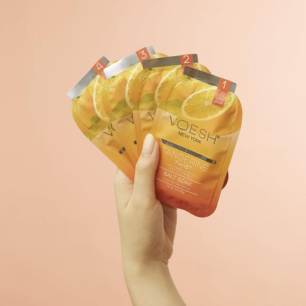 Voesh - Pedi in a Box 4 Steps Tangerine Twist (box/50pcs)