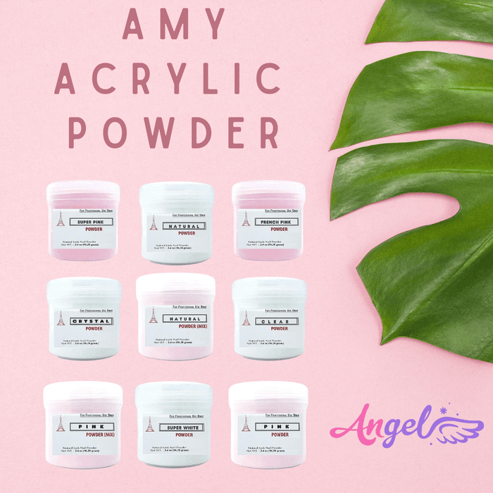 Amy Acrylic Powder Clear - Angelina Nail Supply NYC