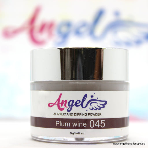 Angel Dip Powder D045 PLUM WINE - Angelina Nail Supply NYC