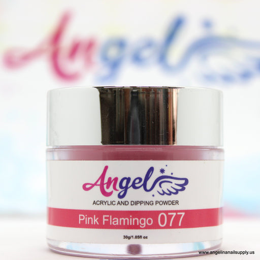 Angel Dip Powder D077 PINK FLAMINGO - Angelina Nail Supply NYC