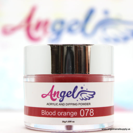 Angel Dip Powder D078 BLOOD ORANGE - Angelina Nail Supply NYC