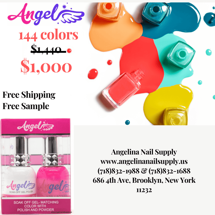 Angel Gel Color Dual ( 144 colors ) - Angelina Nail Supply NYC