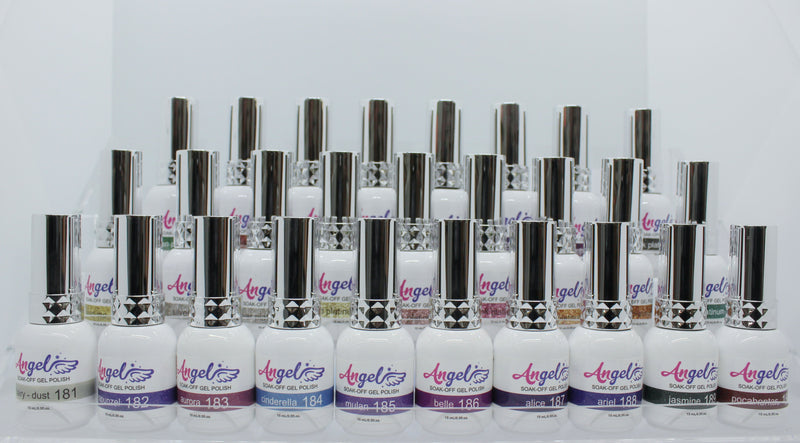 Angel Holo & Platinum Full Set ( 27 colors ) - Angelina Nail Supply NYC