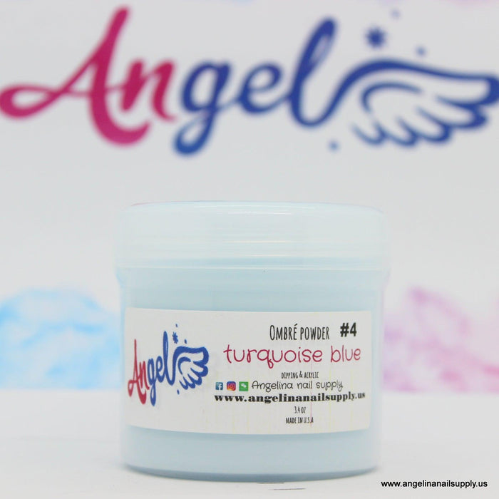 Angel Ombre Powder 04 Turquoise Blue - Angelina Nail Supply NYC