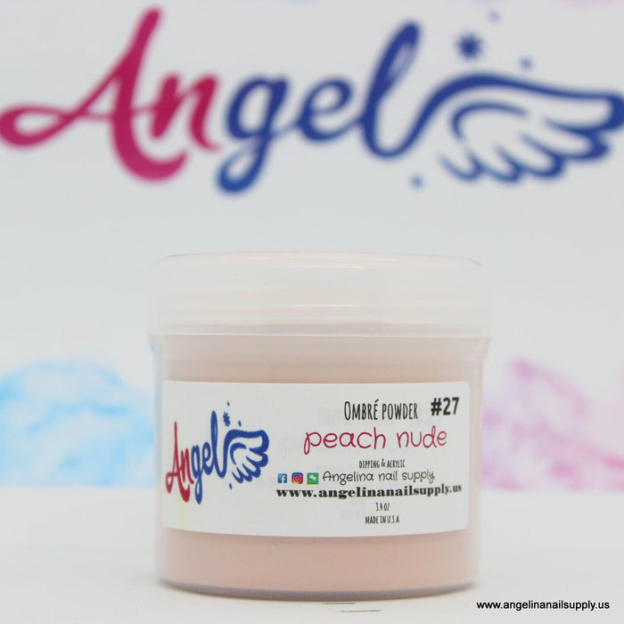 Angel Ombre Powder 27 Peach Nude - Angelina Nail Supply NYC