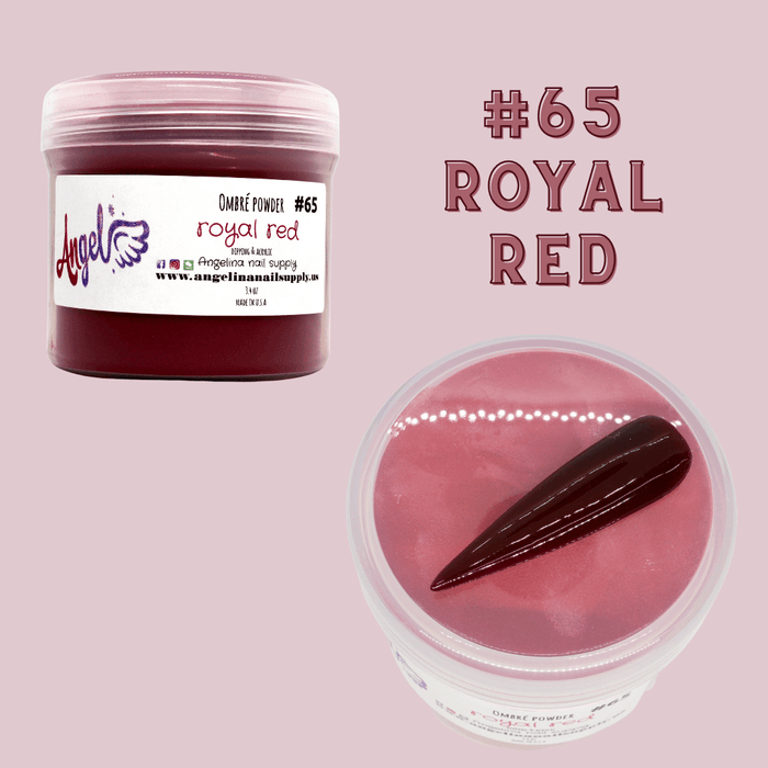 Angel Ombre Powder 65 Royal Red - Angelina Nail Supply NYC