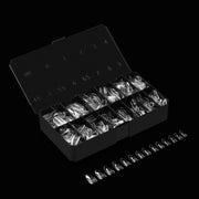 Aprés Box of Tips Natural - Round - Medium 2.0 - Angelina Nail Supply NYC