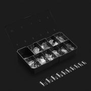 Aprés Tips Natural - Square - Extra Short - Angelina Nail Supply NYC