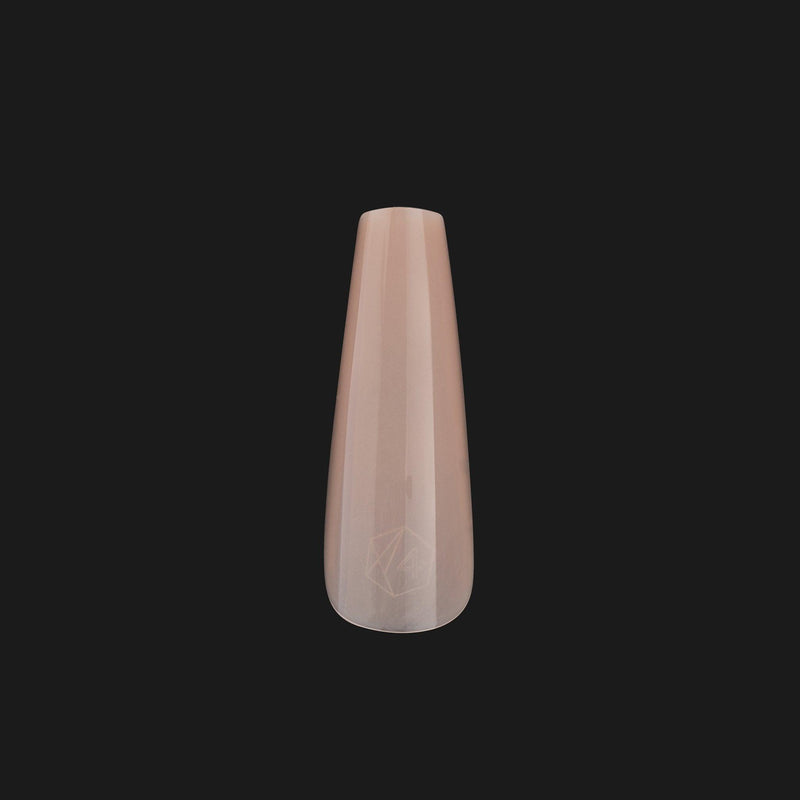 Aprés Tips Sculpted - Coffin - Long - Base Color - Angelina Nail Supply NYC