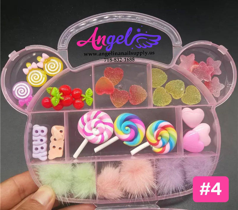 Candy, Lollipop & Gummy 3D Nail Design - Angelina Nail Supply NYC