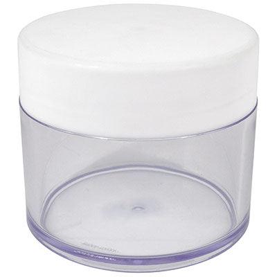 Clear Plastic Jar - Angelina Nail Supply NYC