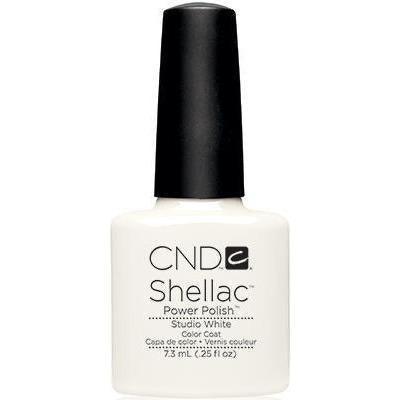 CND Shellac #006 Studio White - Angelina Nail Supply NYC