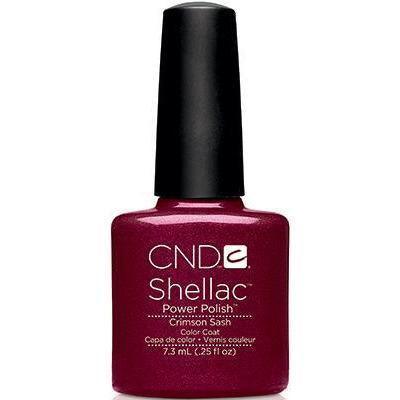 CND Shellac #078 Crimson Sash - Angelina Nail Supply NYC