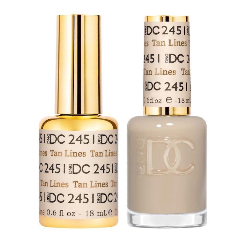 DC GEL 2451 Tan Lines - Angelina Nail Supply NYC