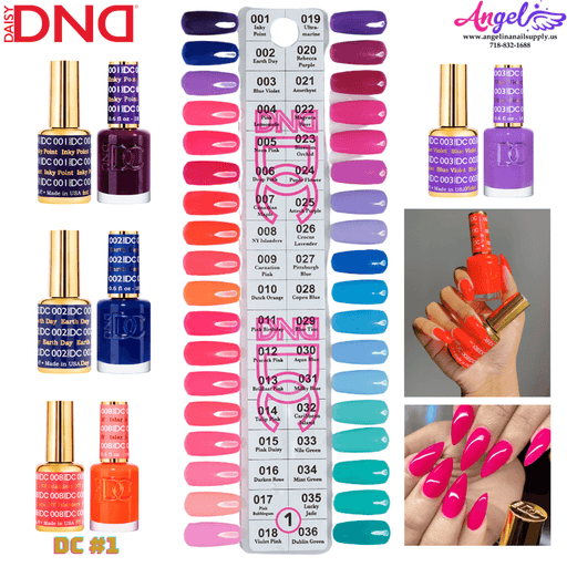 DC1 Collection #1 (Full Set 36 Colors #1 - #36) - Angelina Nail Supply NYC