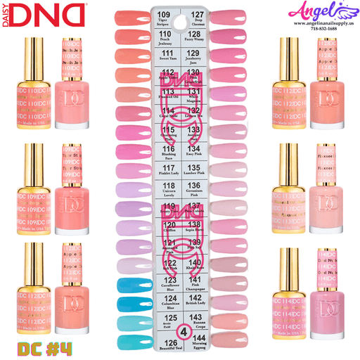 DC4 Collection 4 (Full Set 36 Colors 109 - 144) - Angelina Nail Supply NYC