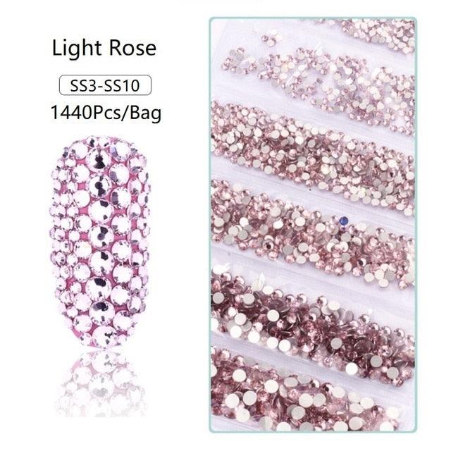 Diamond Mix Size Package - Angelina Nail Supply NYC